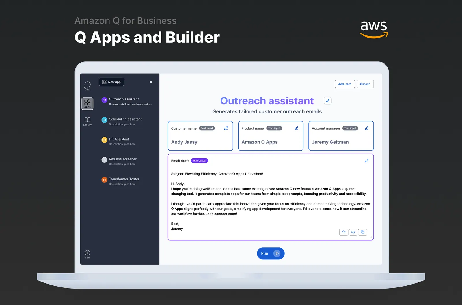 Amazon Q Apps